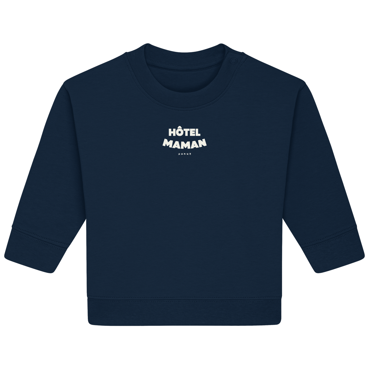 HÔTEL MAMAN French Navy - Baby Organic Sweatshirt