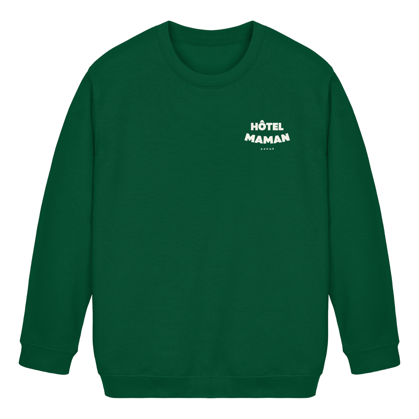 HÔTEL MAMAN Bottle Green - Kids Basic Sweatshirt