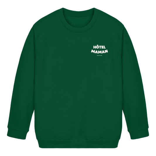 HÔTEL MAMAN Bottle Green - Kids Basic Sweatshirt