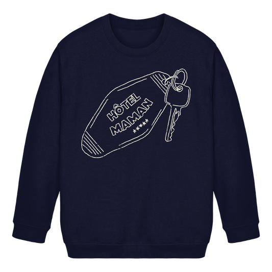 THE KEY TO HÔTEL MAMAN Oxford Navy - Kids Basic Sweatshirt
