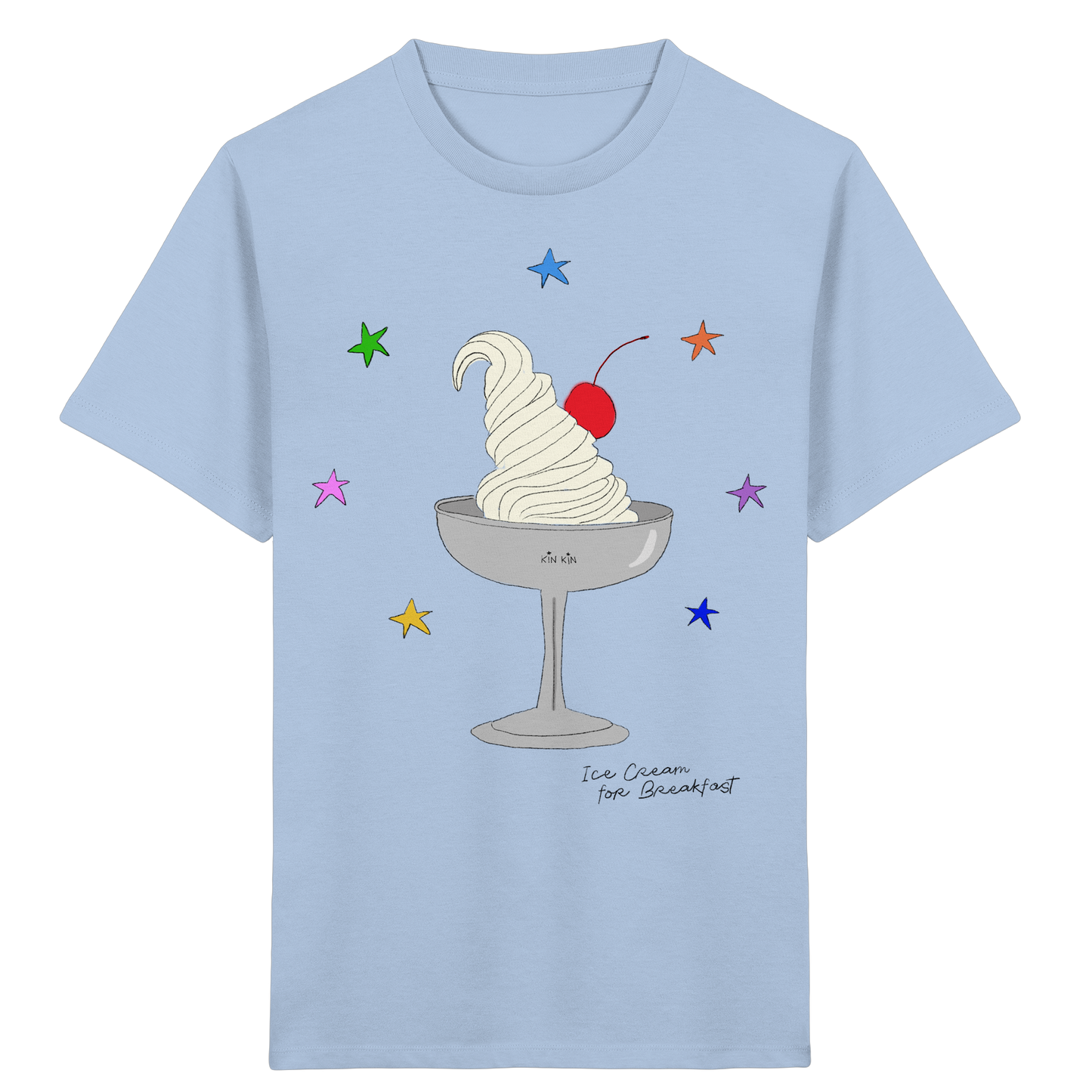 ICE CREAM FOR BREAKFAST - Kids Organic Shirt