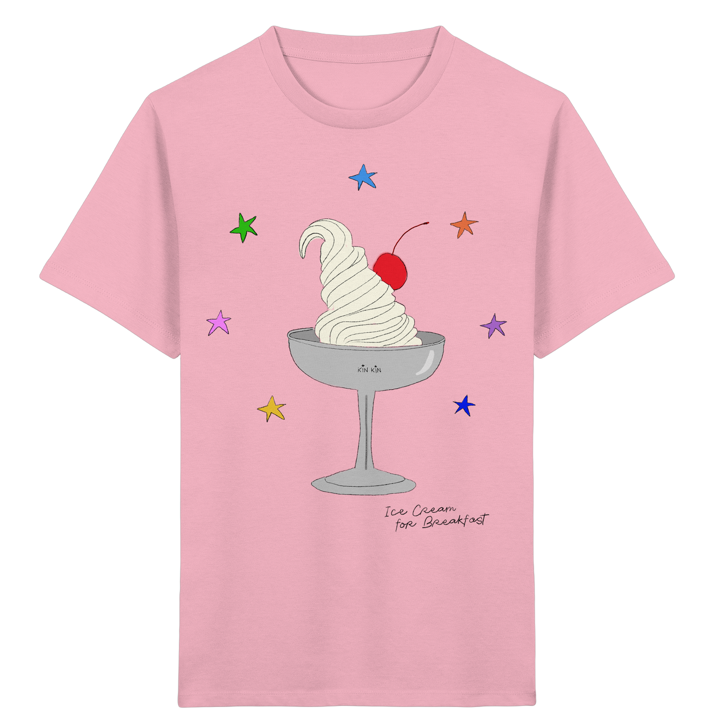 ICE CREAM FOR BREAKFAST - Kids Organic Shirt