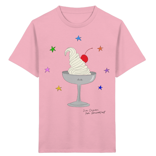 ICE CREAM FOR BREAKFAST - Kids Organic Shirt